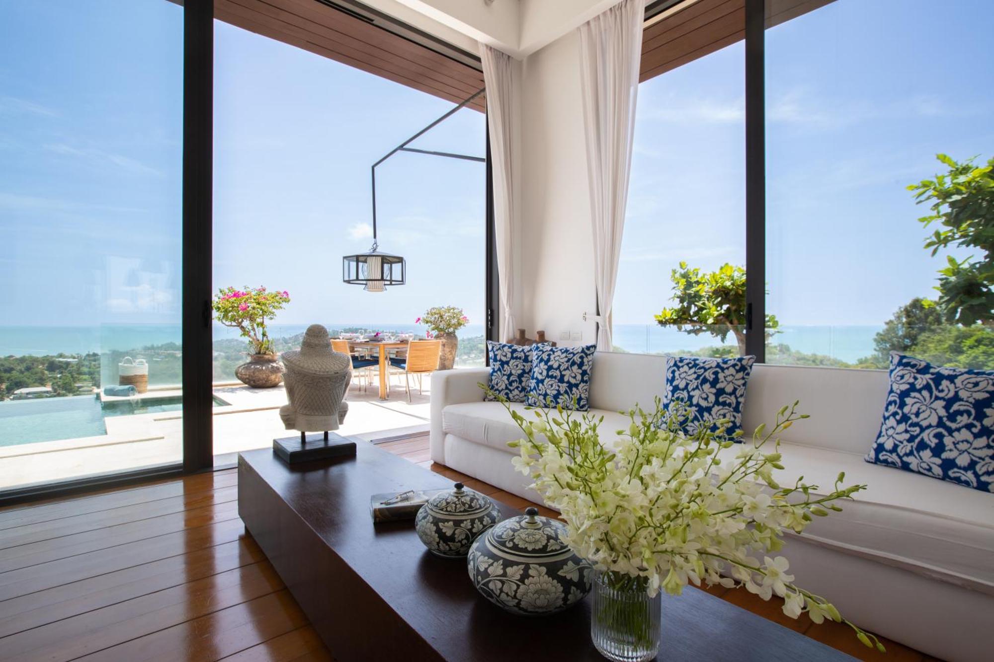 Choeng Mon Villa Belle - Fully Serviced Private Sea View Villa With An Award Winning In-House Cook מראה חיצוני תמונה